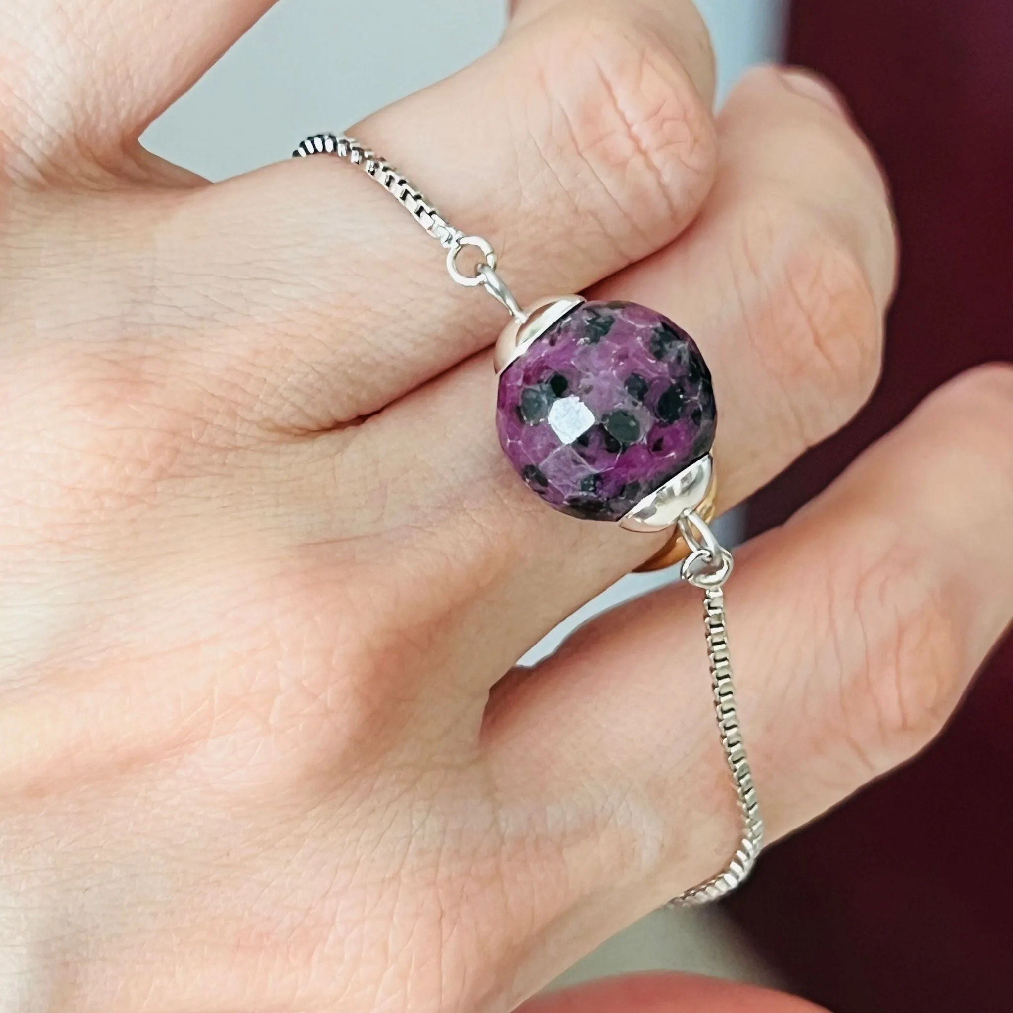 Leopard Ruby La Forma Bracelet SHW