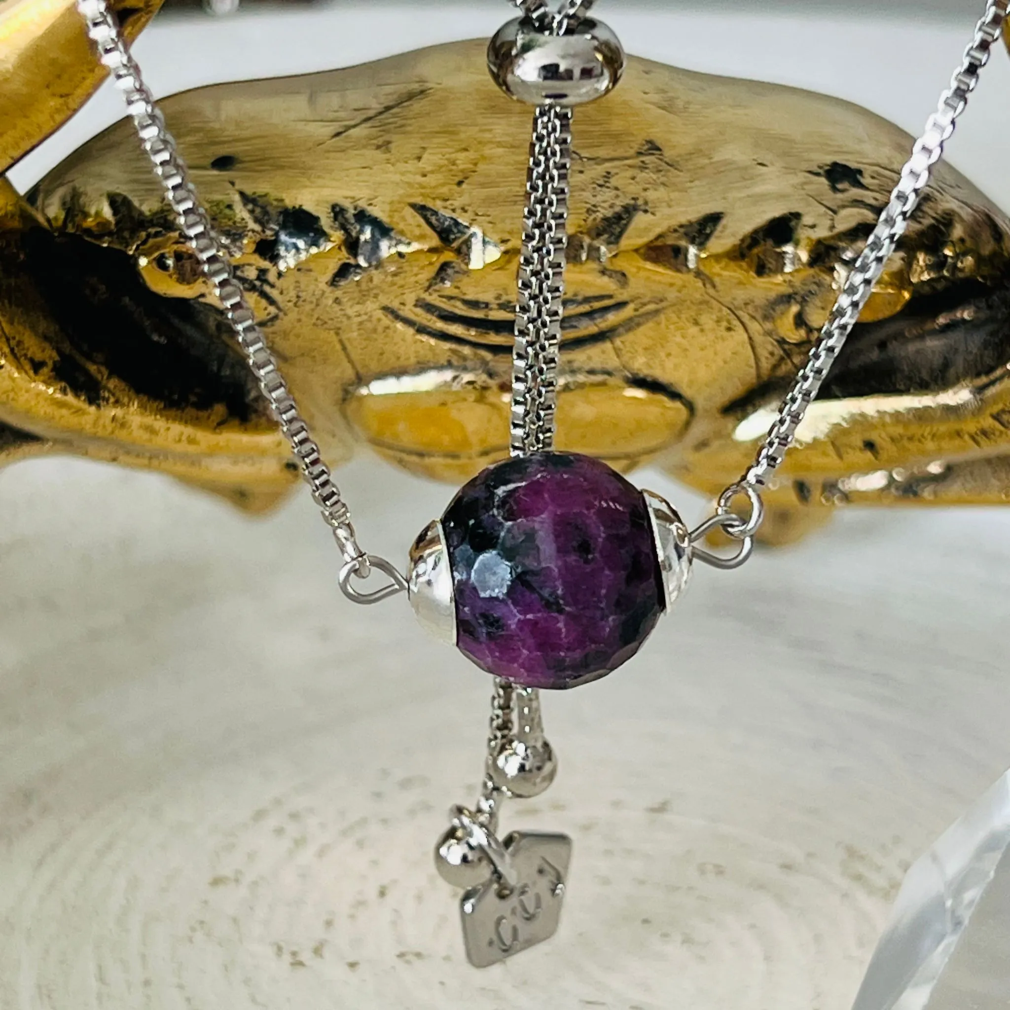 Leopard Ruby La Forma Bracelet SHW