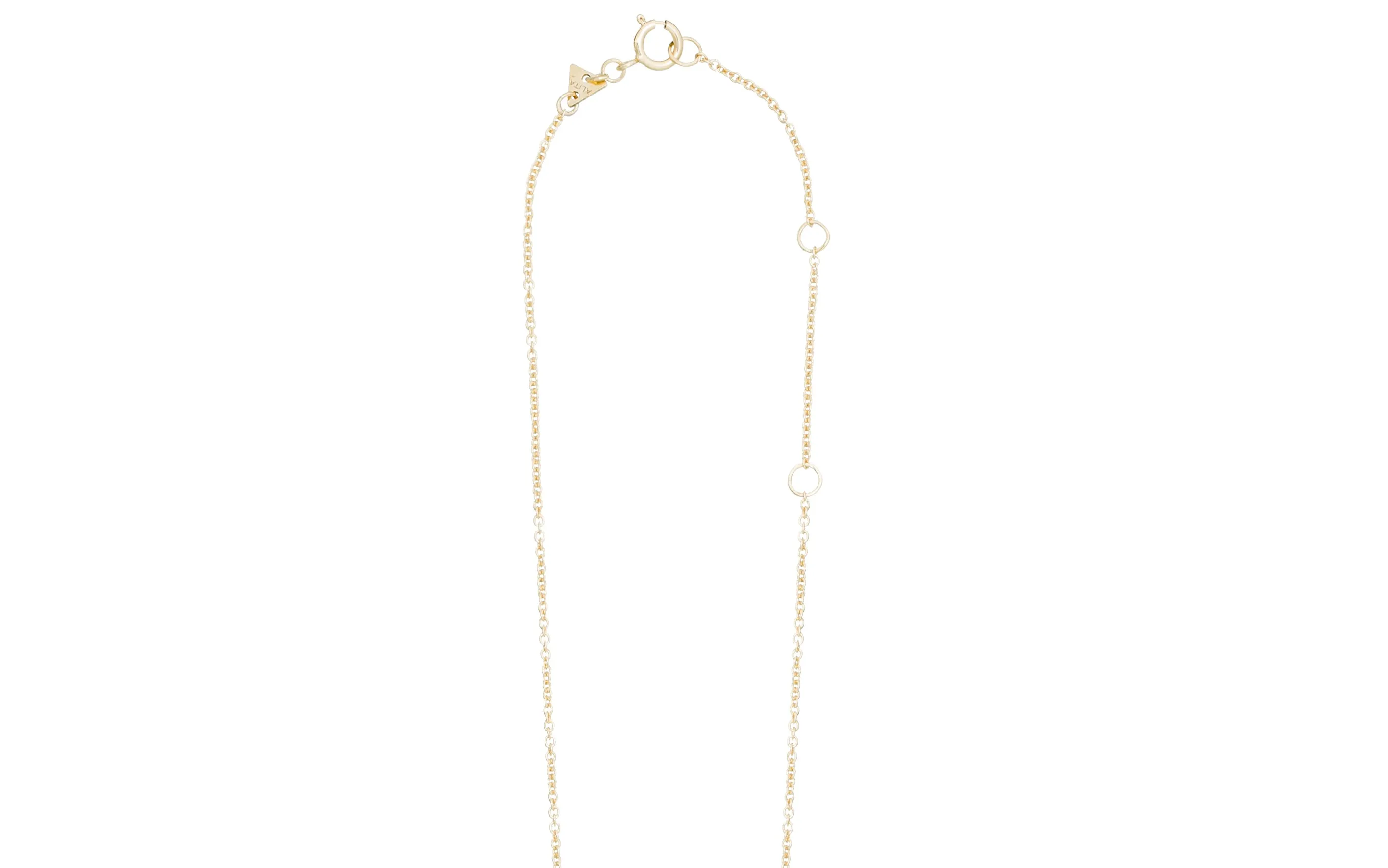 LETRA K AMETHYST NECKLACE