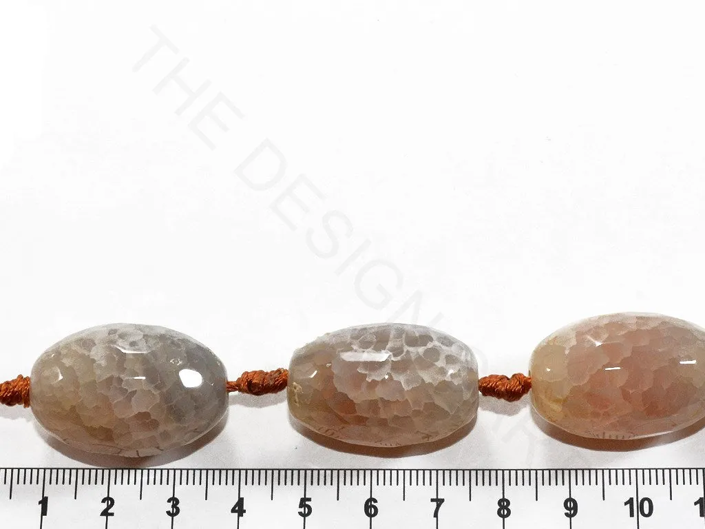 Light Brown Oval Agate Stones