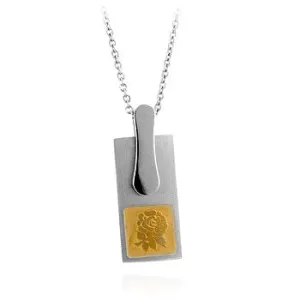 LOVCIA Floral Silhouette Stainless Steel Necklace