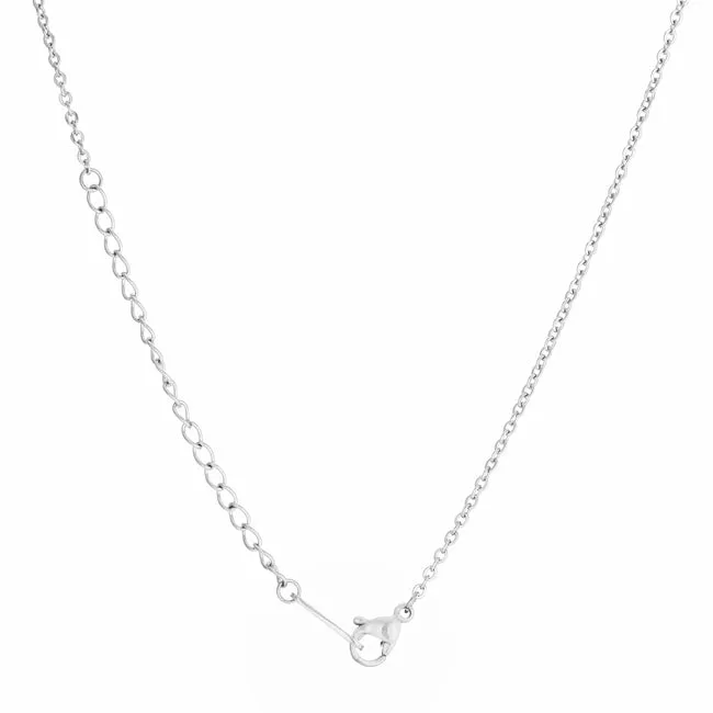 LOVCIA Graceful Arianna Stainless Steel Arrow Pendant Necklace