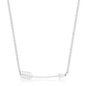LOVCIA Graceful Arianna Stainless Steel Arrow Pendant Necklace