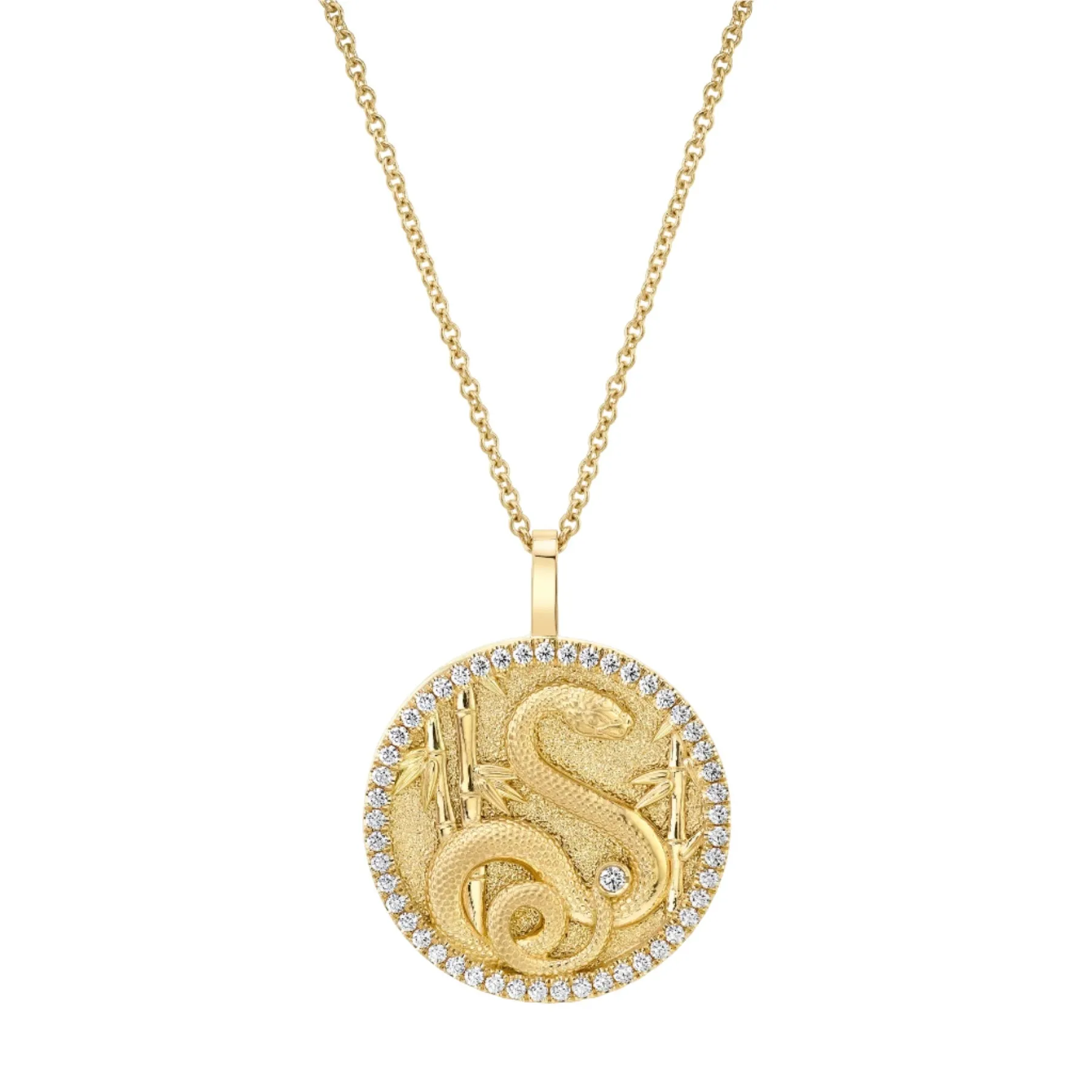 Lucky Diamond Snake Talisman