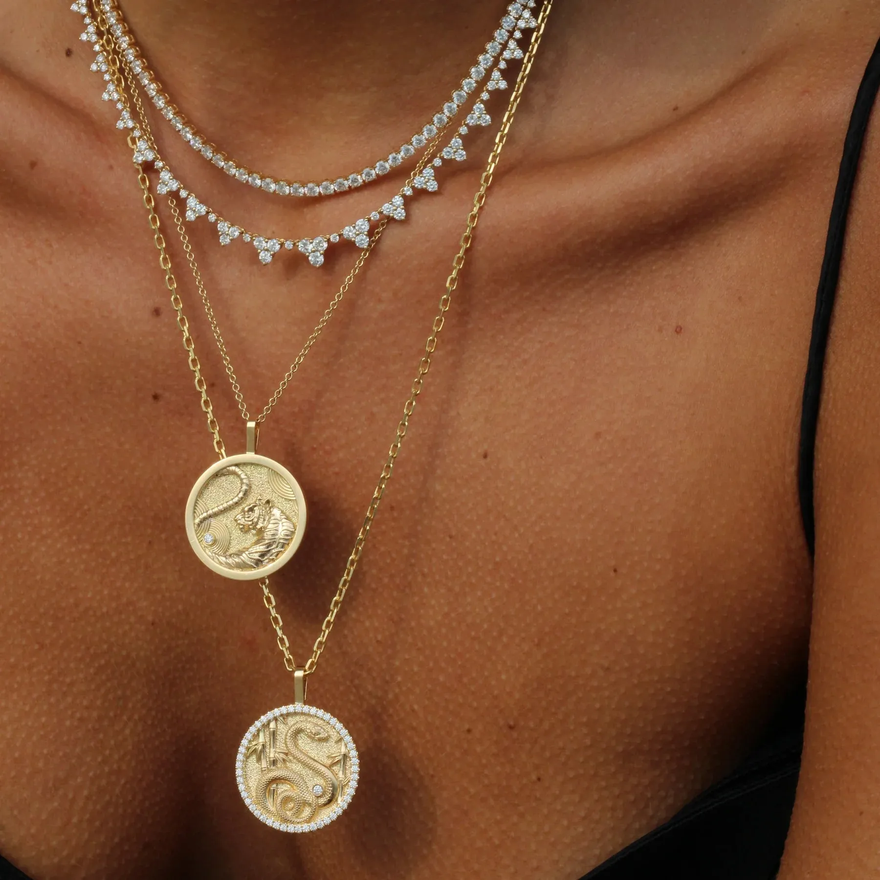 Lucky Diamond Snake Talisman