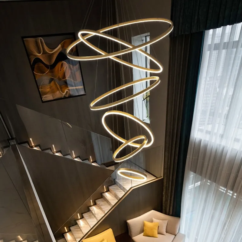 Luxury Multi-Rings Chandelier