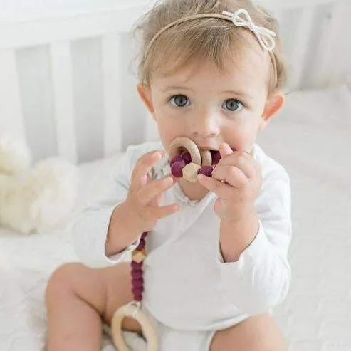 Modern Baby Gift Set - Cranberry