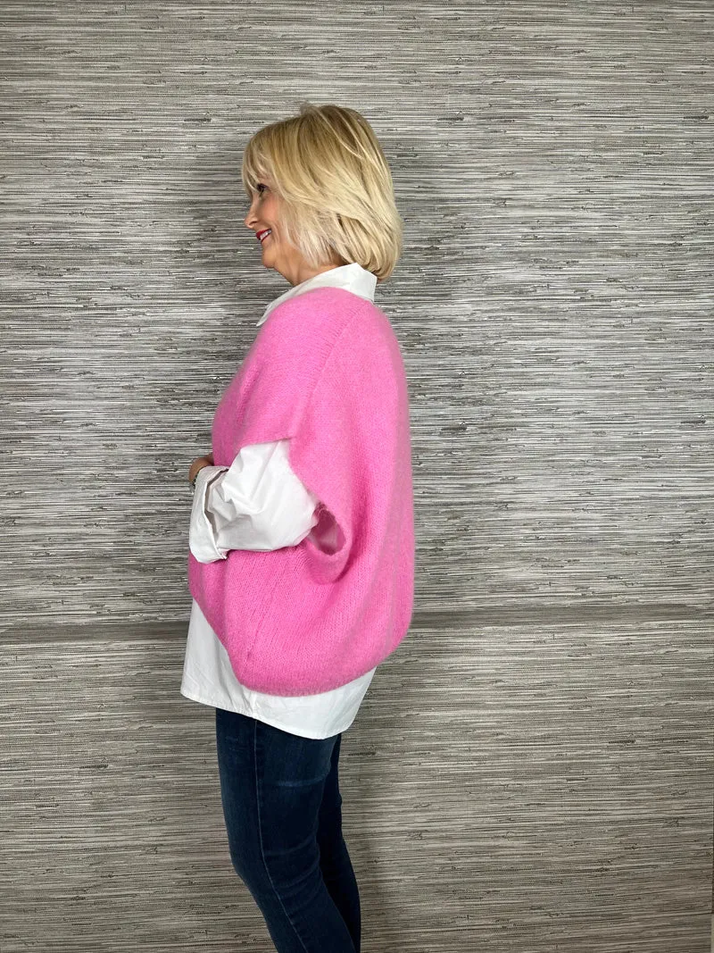 Mohair Crop Layering Sweater Emerald