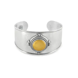 Monete Wide Cuff Bracelet