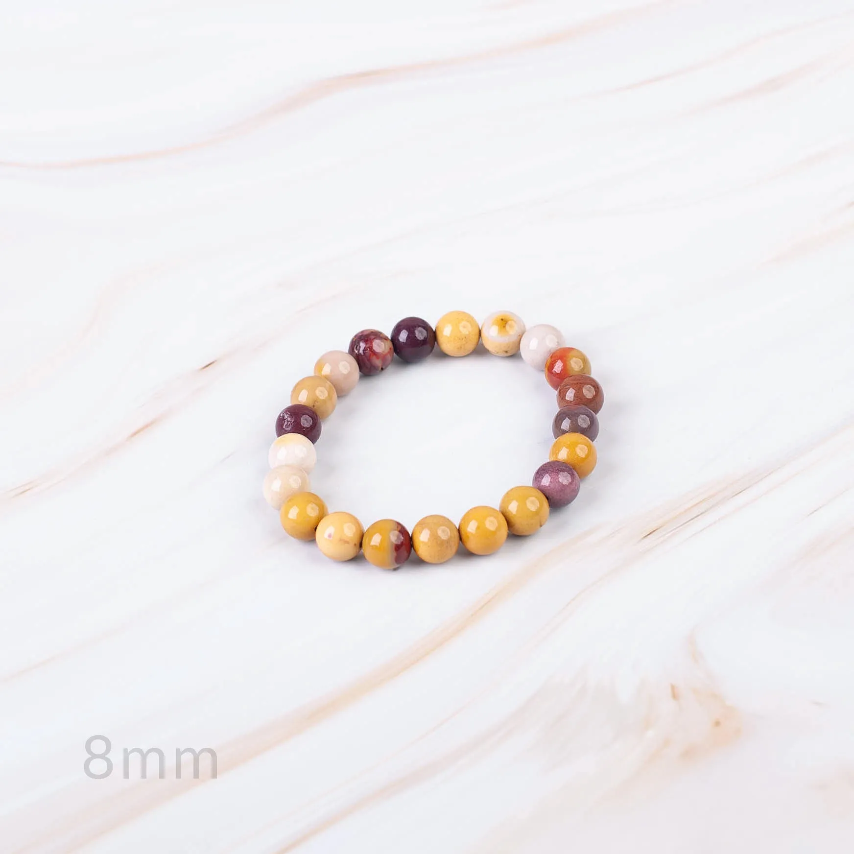 Mookaite Beaded Bracelet