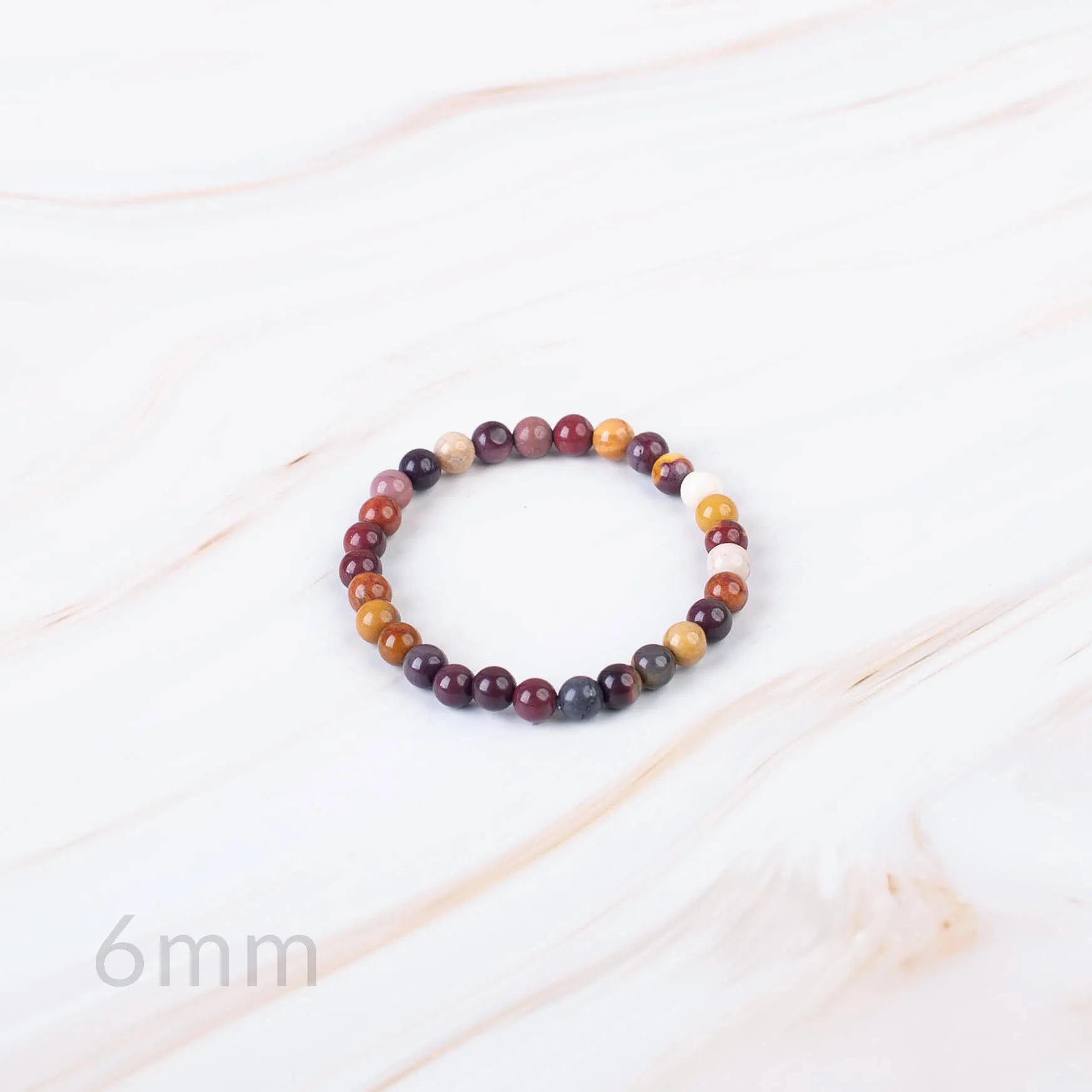 Mookaite Beaded Bracelet