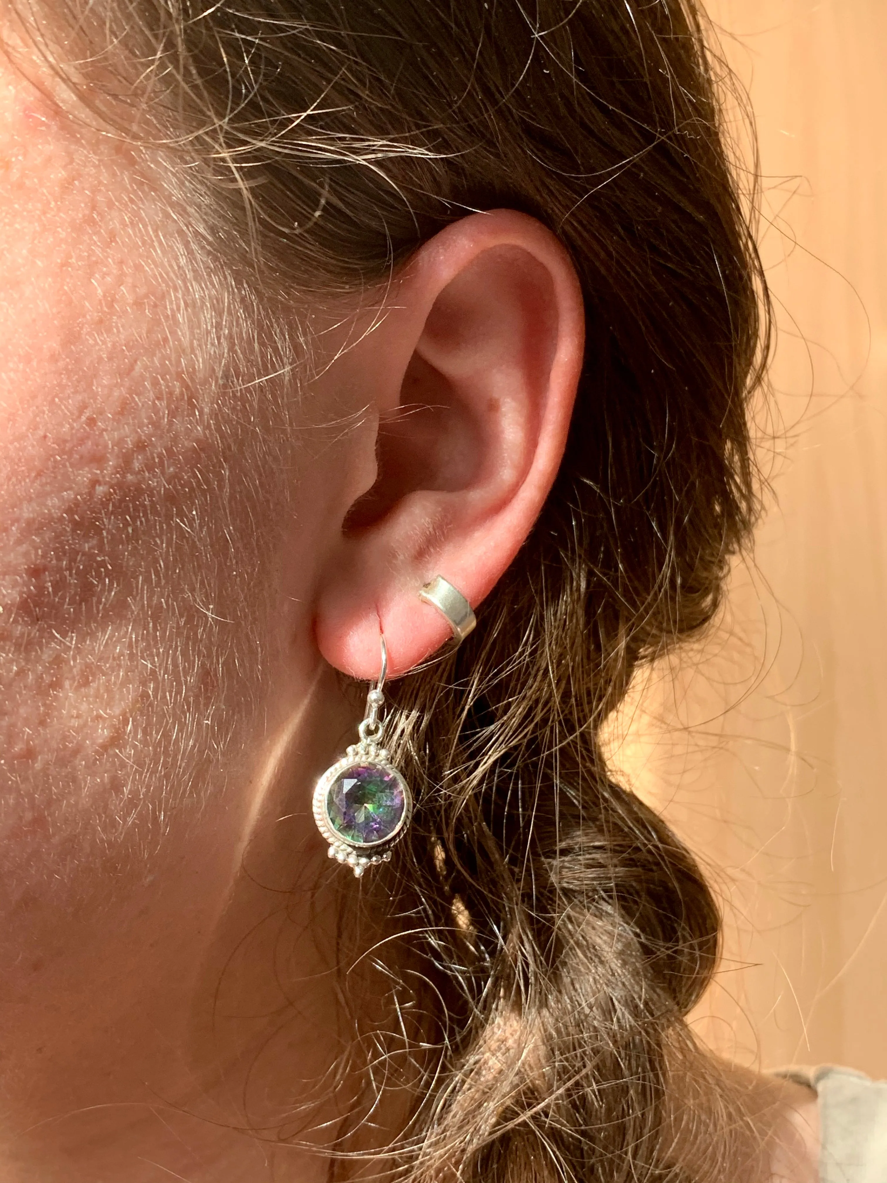 Mystic Topaz Cassia Dot Earrings