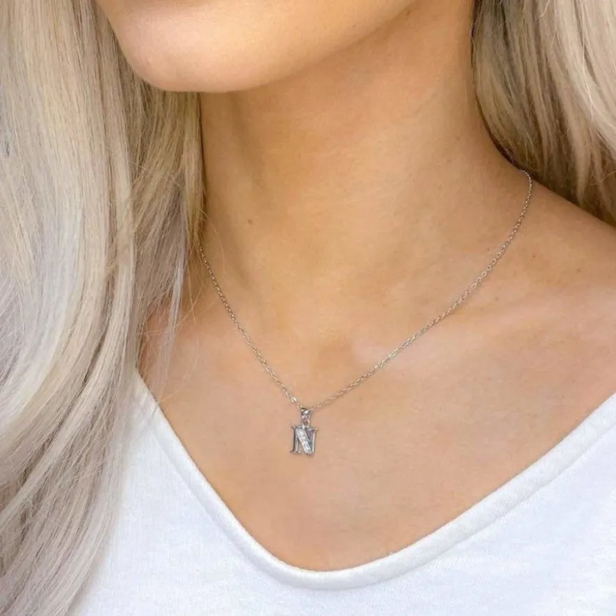 'N' Necklace | Sterling Silver