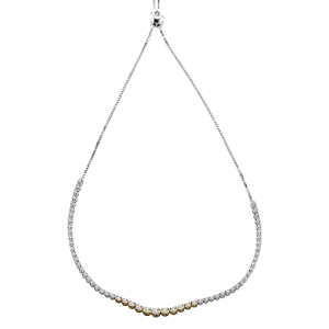 Necklace in 18k Gold with Diamonds LP4654 WHITE 18K X WHITE-ROSE
