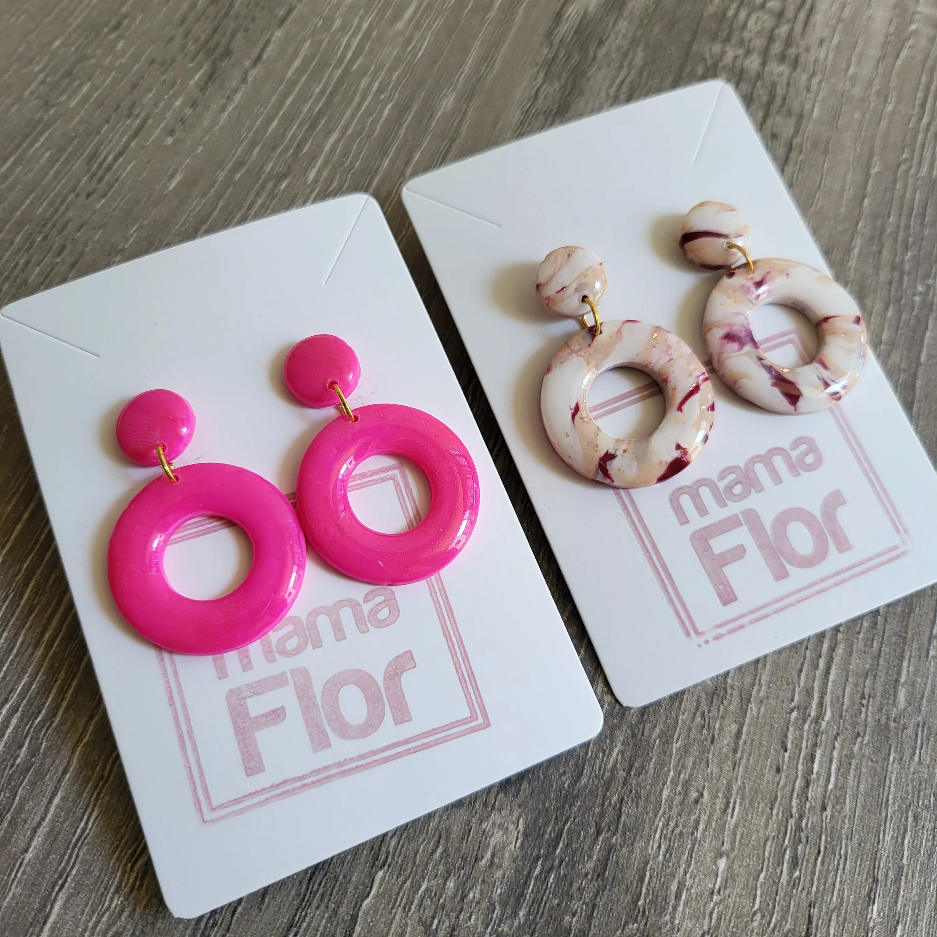 O Bebé Earrings - Beige Camo
