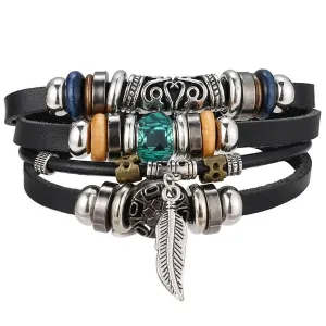 Ocean Conservation Jewelry | True Boho Leather Bracelet 26 Styles