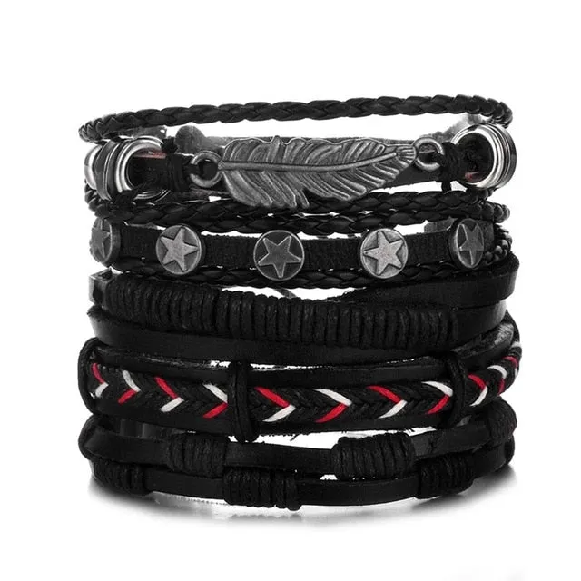 Ocean Conservation Jewelry | True Boho Leather Bracelet 26 Styles