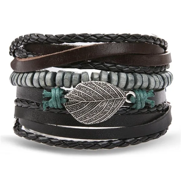 Ocean Conservation Jewelry | True Boho Leather Bracelet 26 Styles