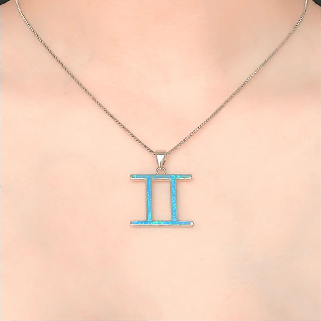 Opal Gemini Necklace