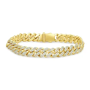 Opulent Brilliance: 10K 4.46-4.56CT D-Bracelet