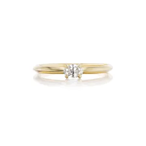 Oval Diamond Stacker Band