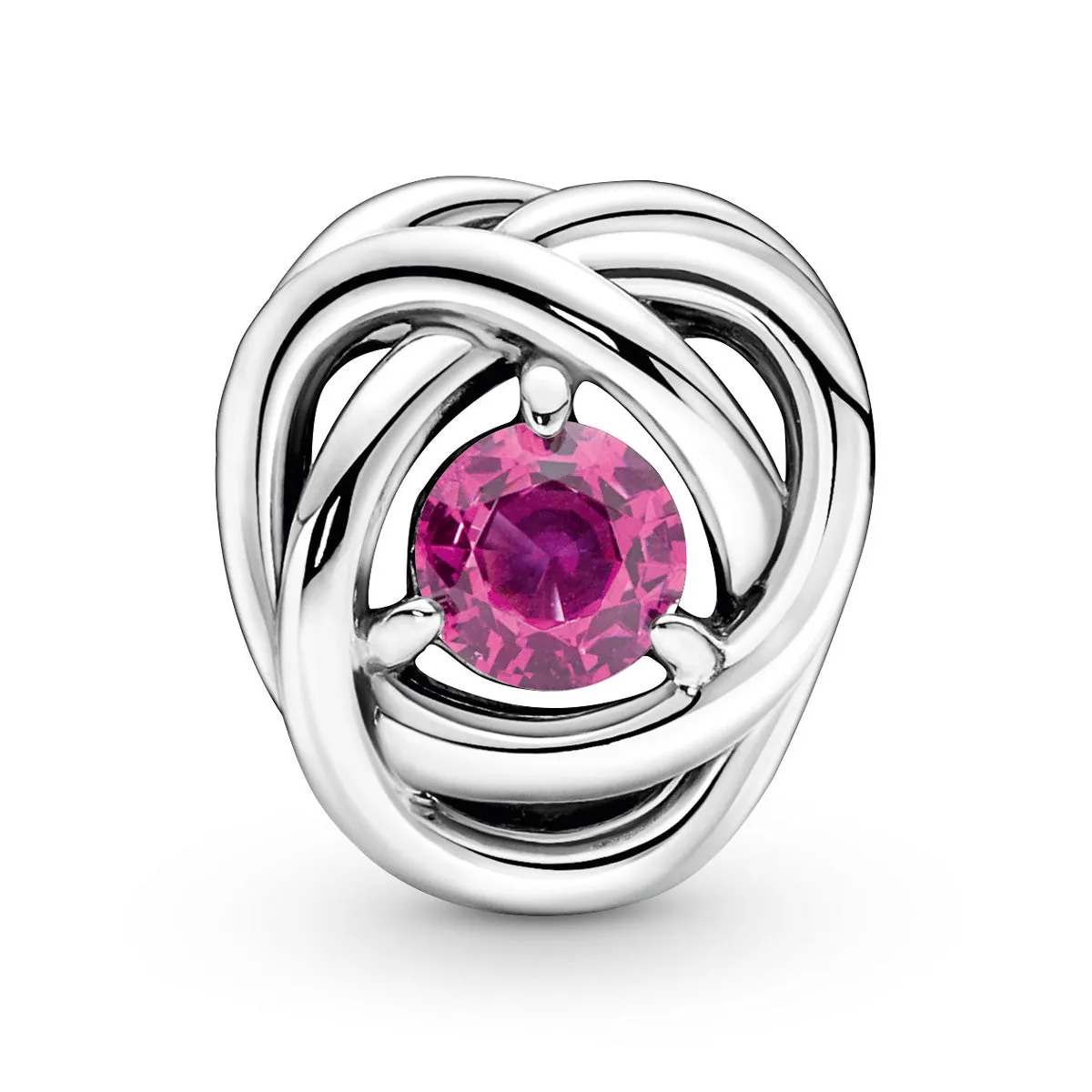 Pandora October - Pink Eternity Circle Charm