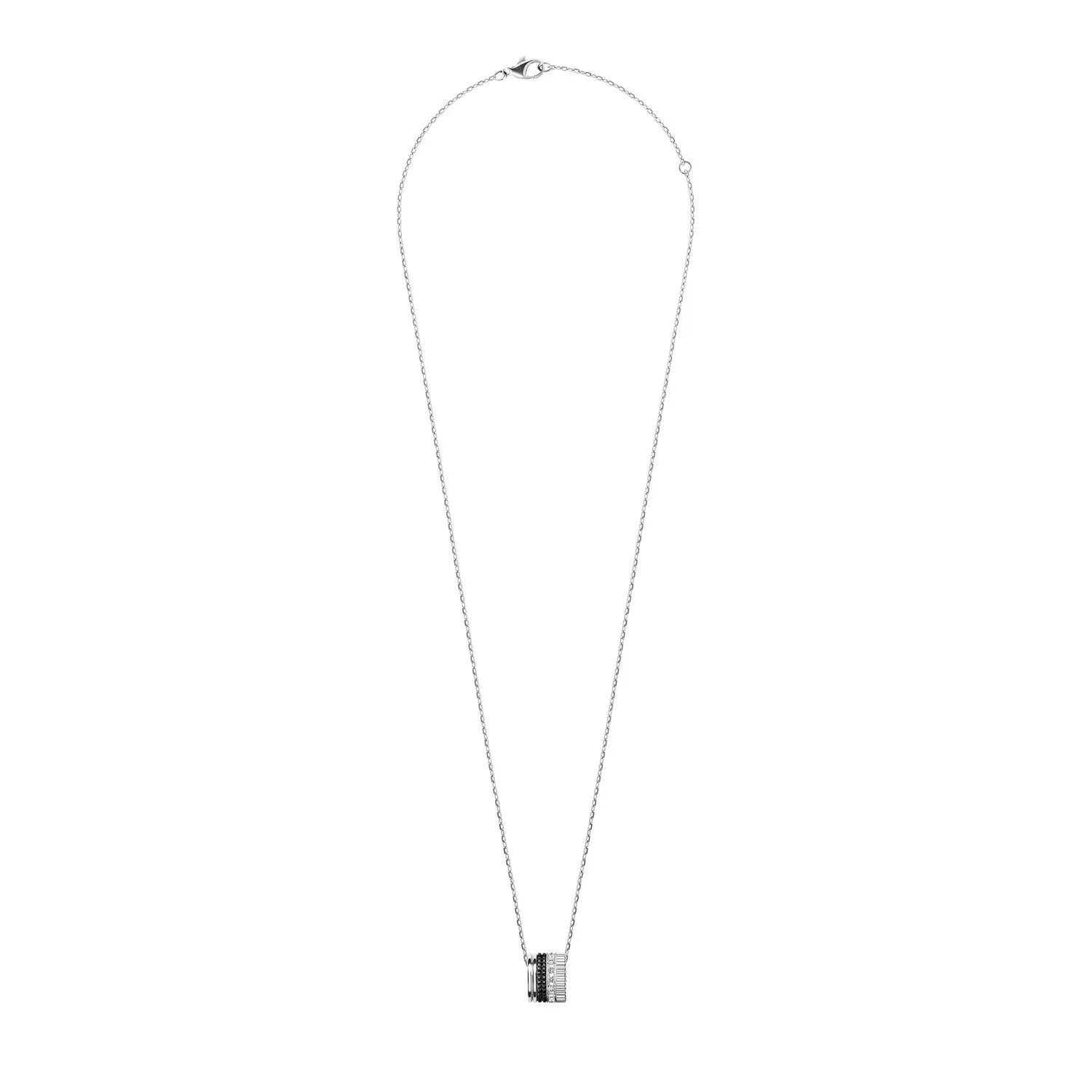 PENDANT QUATRE BLACK EDITION S WG BLACK PVD DIAMONDS
