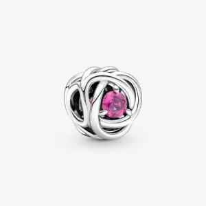 Pink Eternity Circle Charm - Pandora - 790065C05