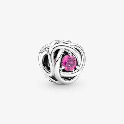 Pink Eternity Circle Charm - Pandora - 790065C05
