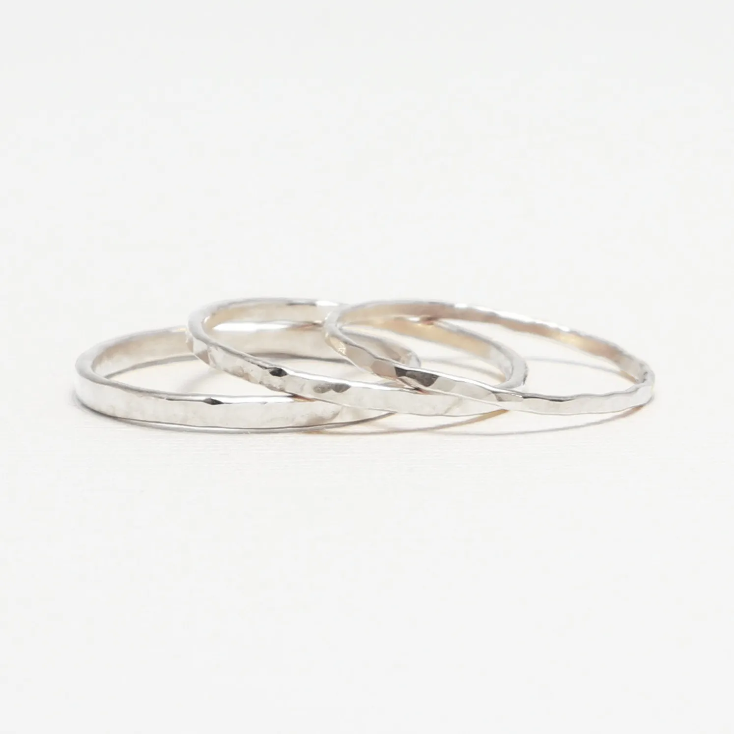 Prosperity Hammered Rings