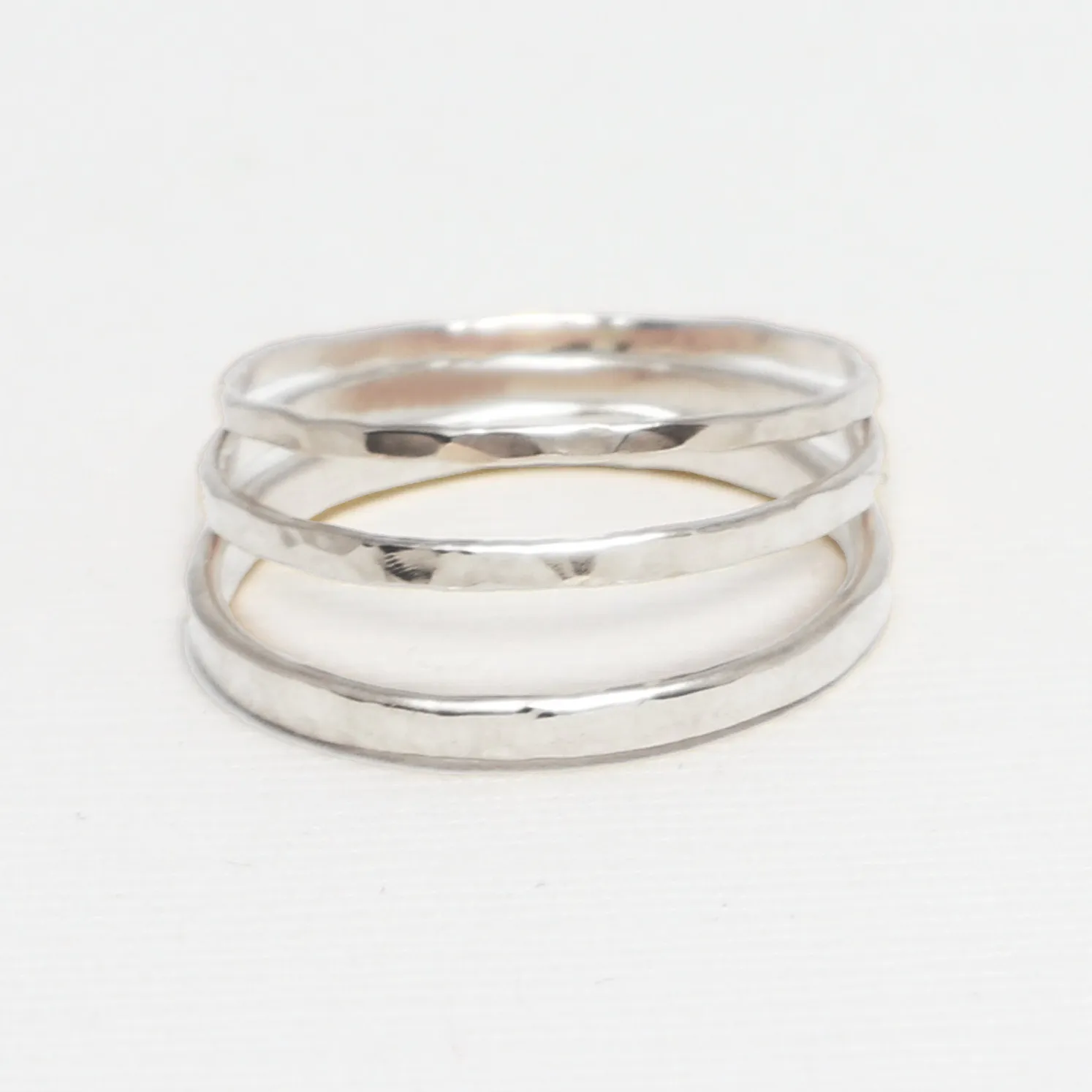 Prosperity Hammered Rings