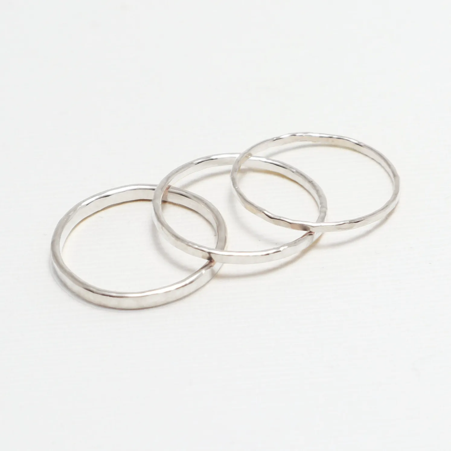 Prosperity Hammered Rings