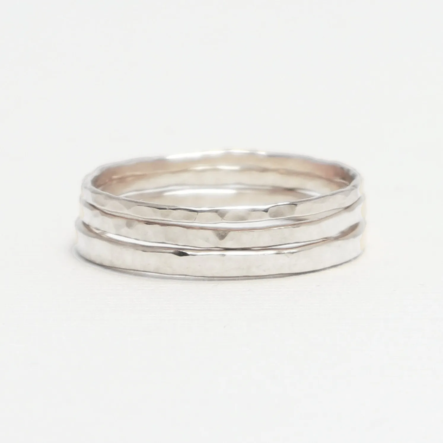 Prosperity Hammered Rings