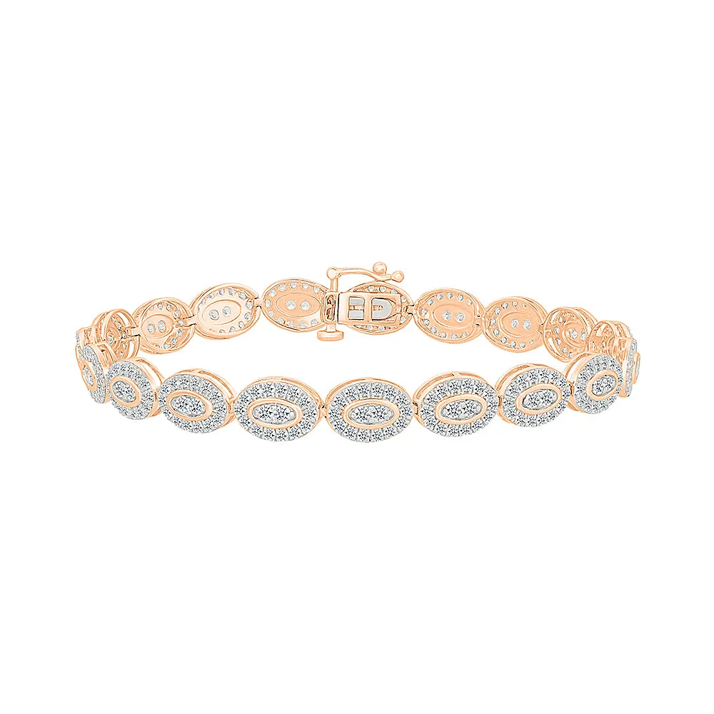 Radiant Symphony Oval  Diamond Bracelet