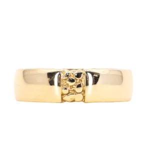 Ravine Band - 6mm Recycled Gold Wedding band