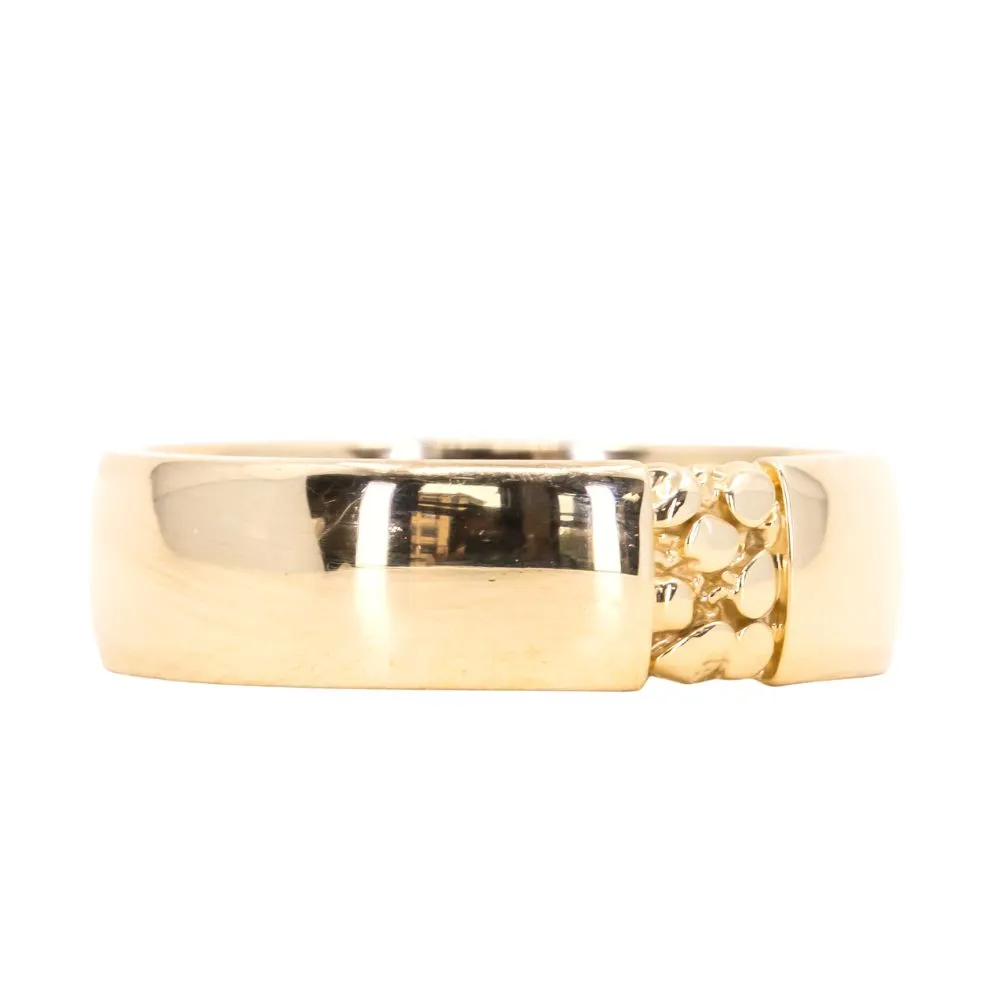 Ravine Band - 6mm Recycled Gold Wedding band