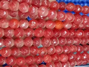 Red Circular Agate Stones