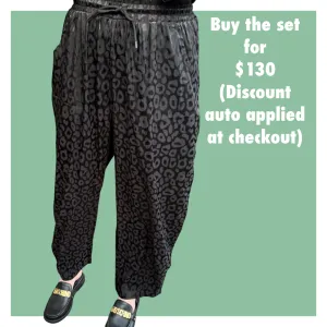 Rich Aunty Pants - Black