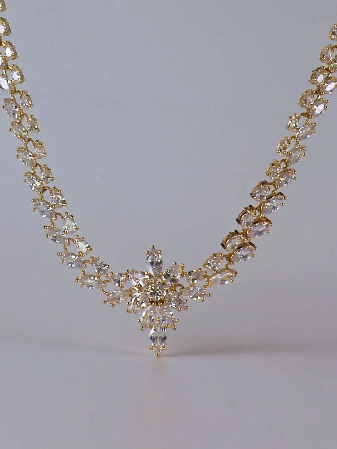 Rose Gold Radiant Blossom Necklace