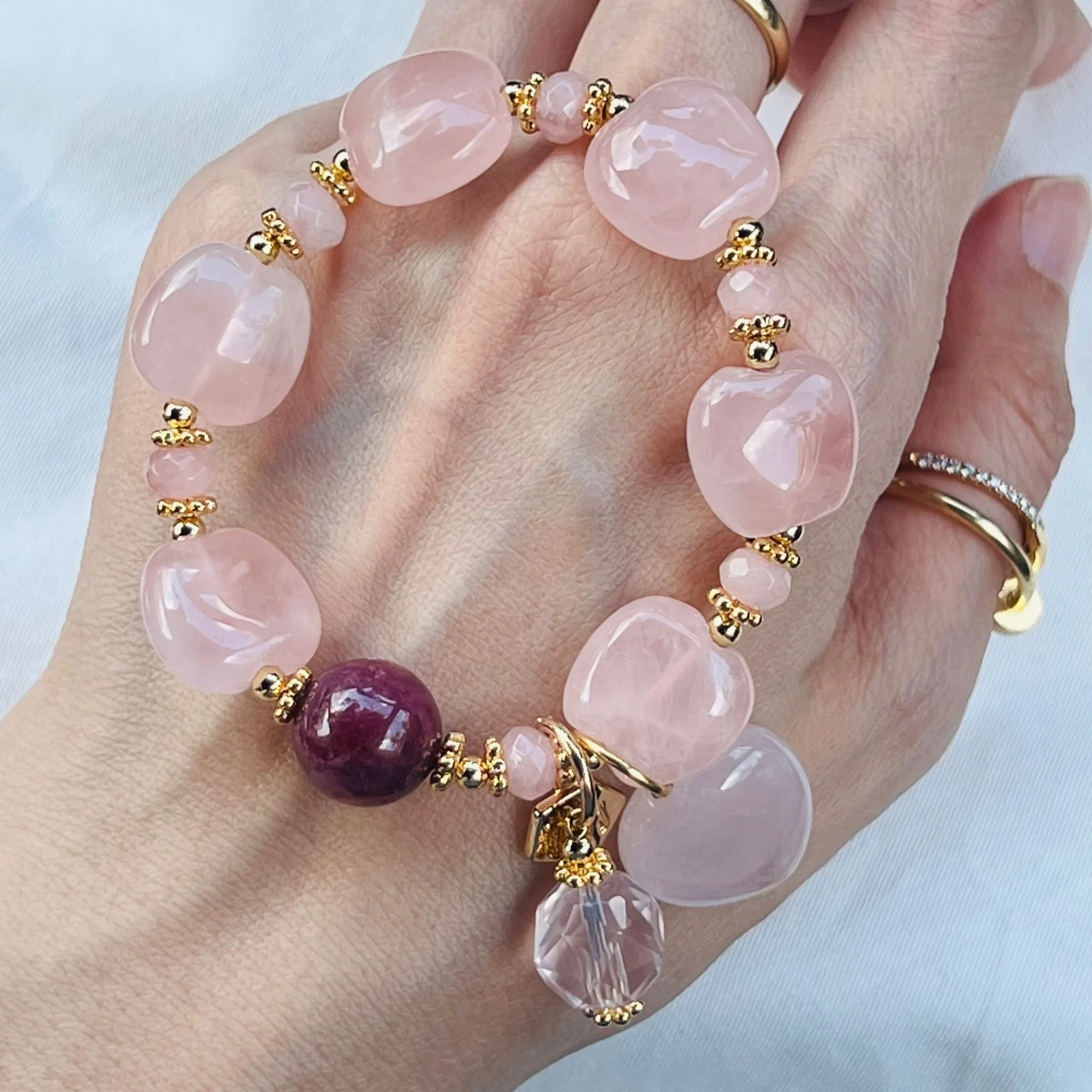 Ruby Apple Of My Eye Bracelet GHW