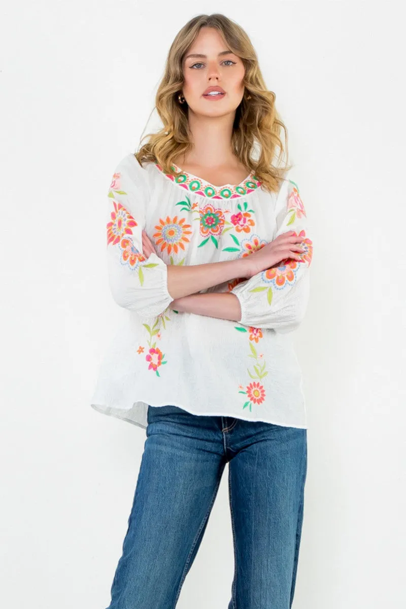 Ruby Floral Top