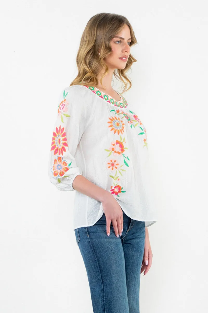 Ruby Floral Top