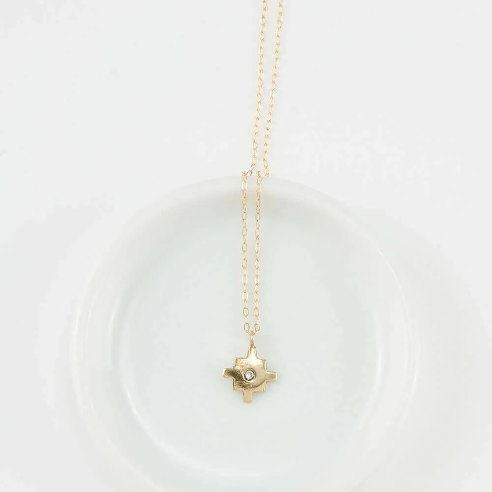 SALMA CROSS STAR PENDANT NECKLACE