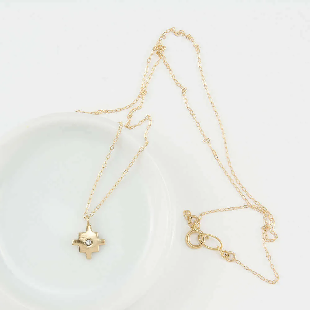 SALMA CROSS STAR PENDANT NECKLACE