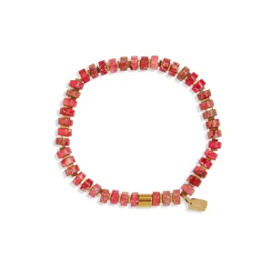 Scarlet Beaded Bracelet