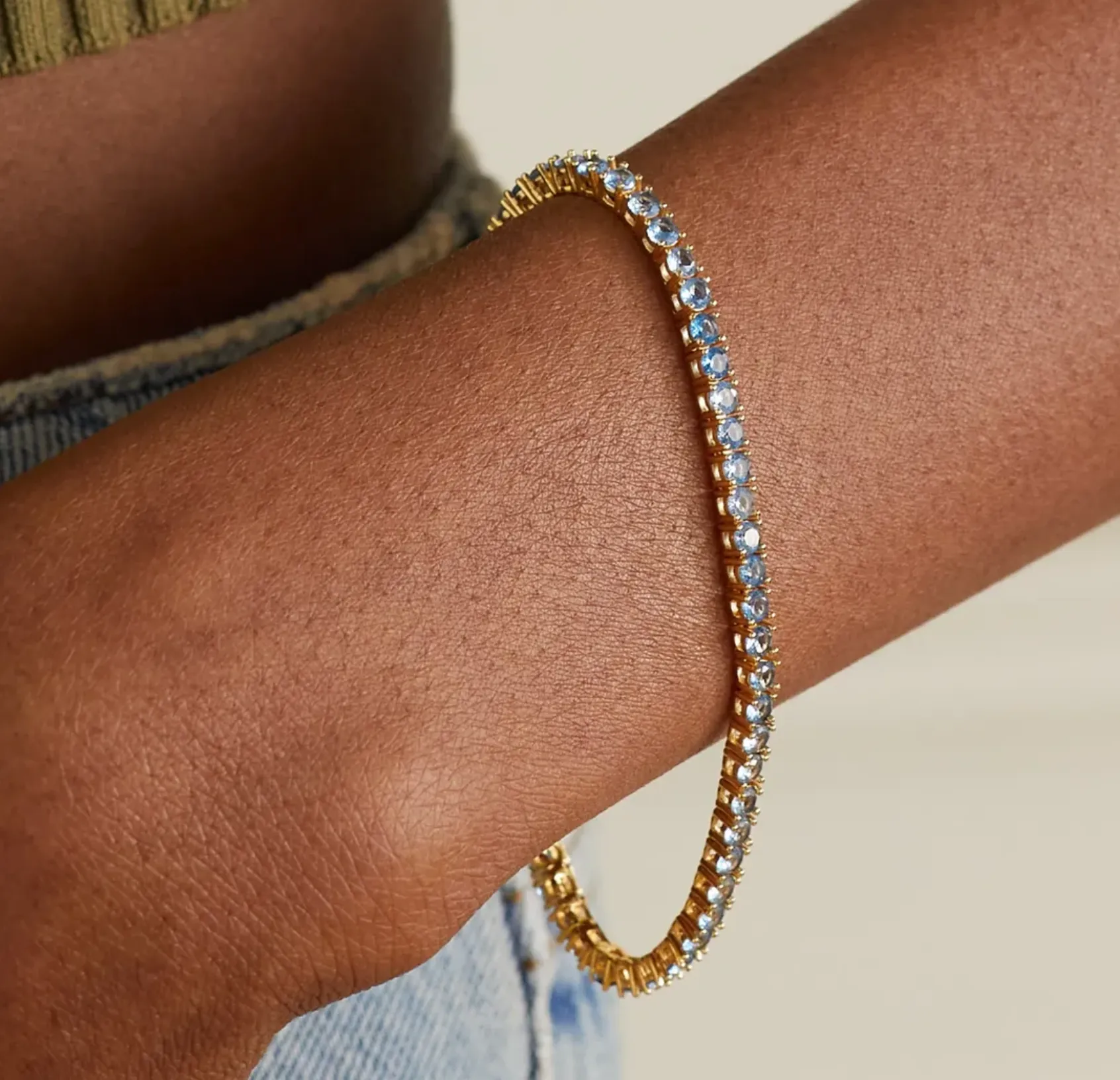 Serena bracelet - Adriatic blue