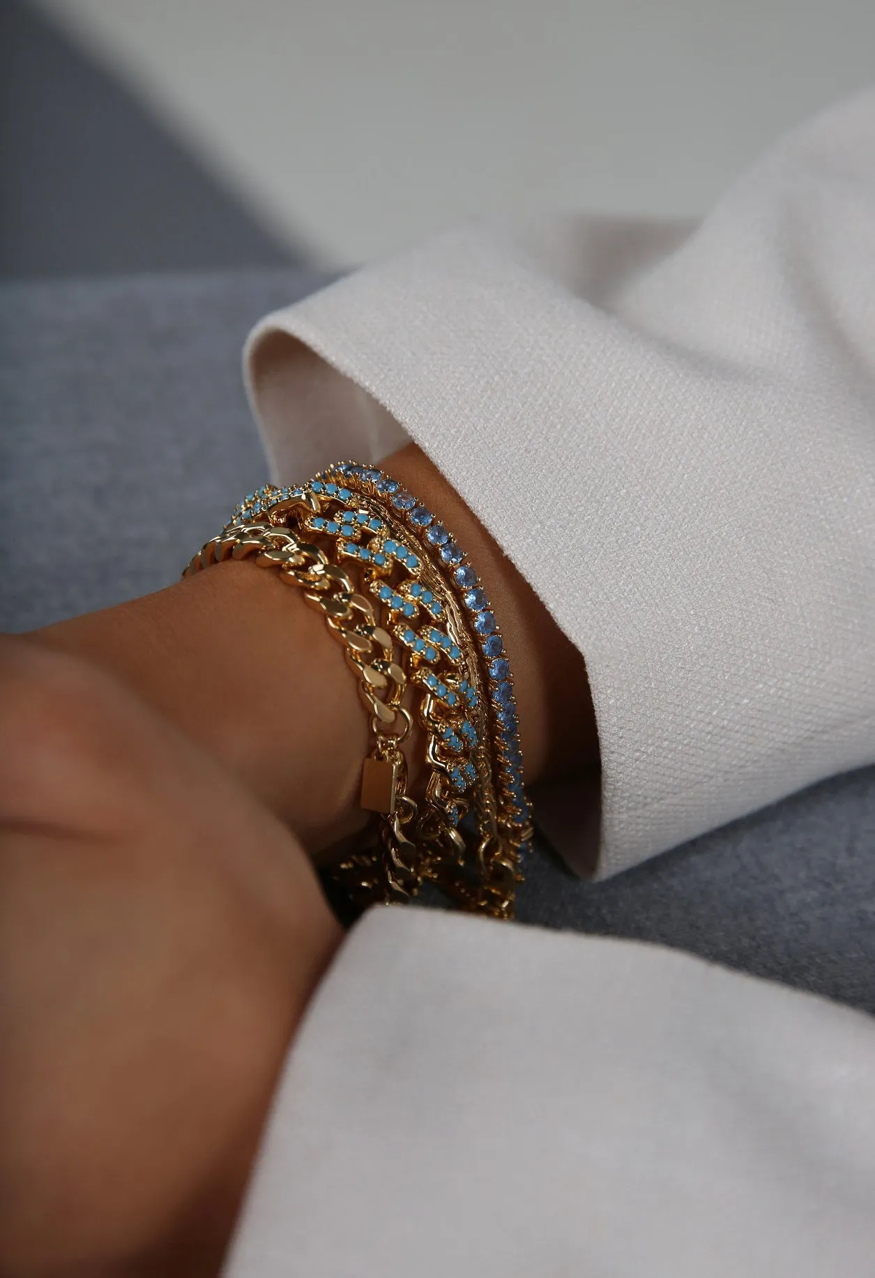 Serena bracelet - Adriatic blue