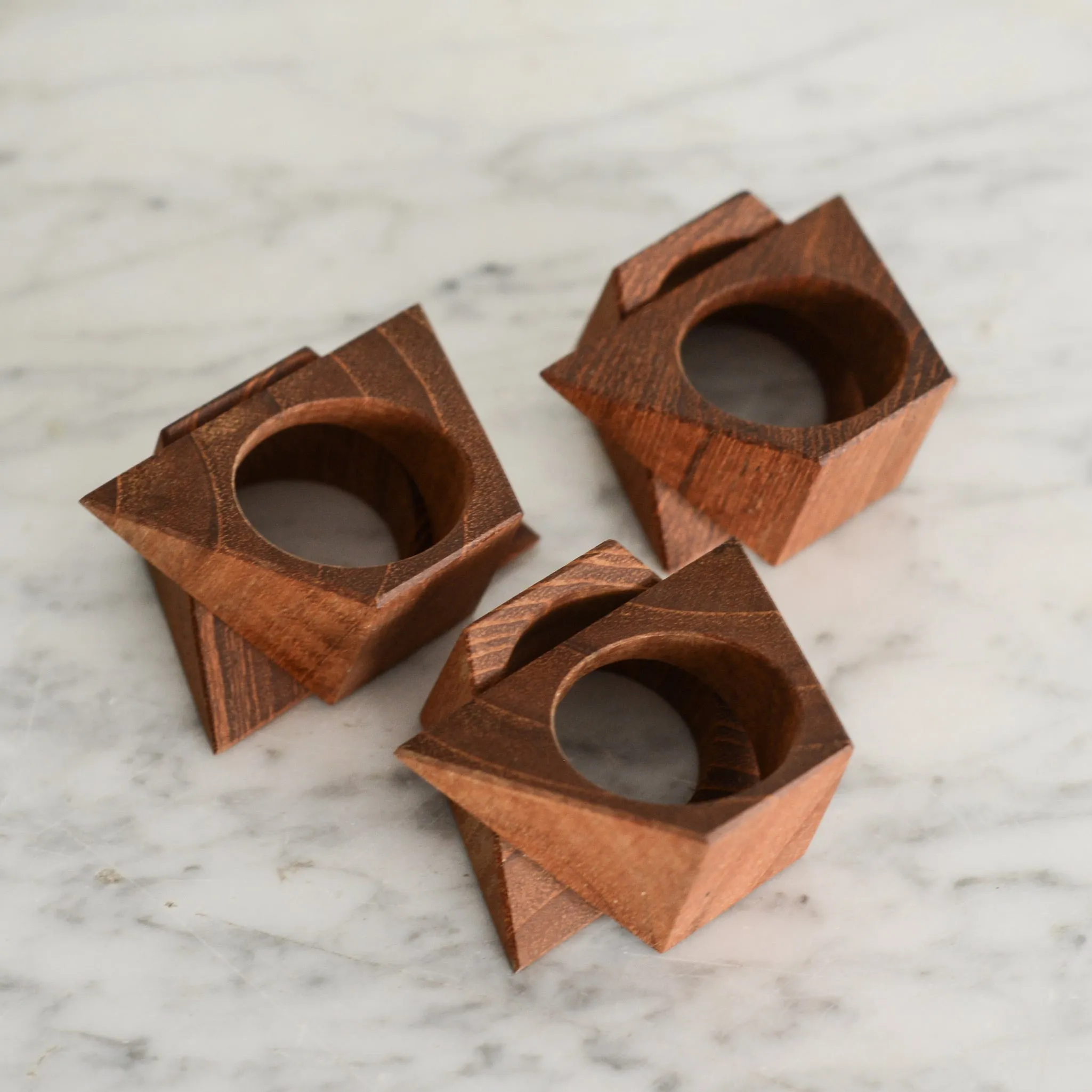 Set of Vintage Danish Modern Napkin Rings