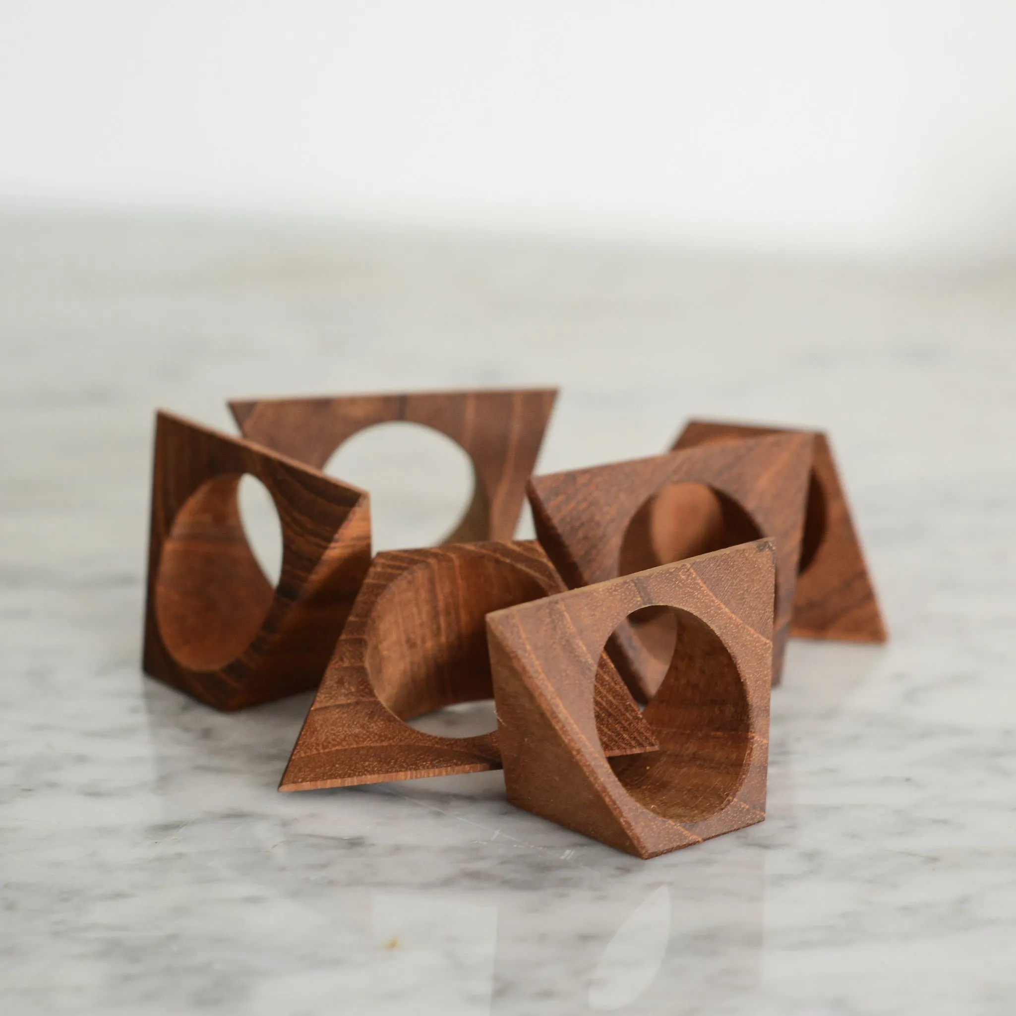 Set of Vintage Danish Modern Napkin Rings