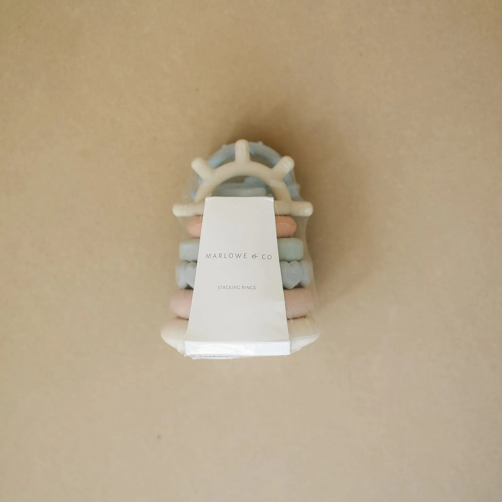Silicone Stacking Teething Ring Toy